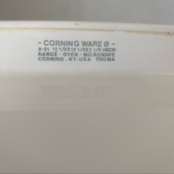 Vintage Corning Ware Spice of Life Le Romarin A-21 Casserole Lasagna Pan - Picture 4 of 4